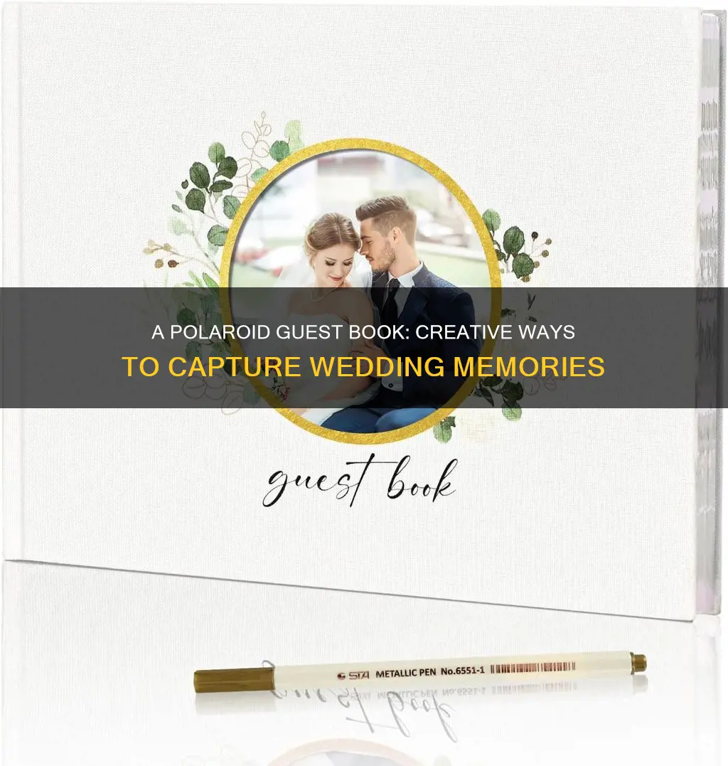 how to make a polaroid wedding guest book