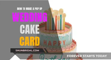 Crafting a Pop-Up Wedding Cake Card: A Step-by-Step Guide