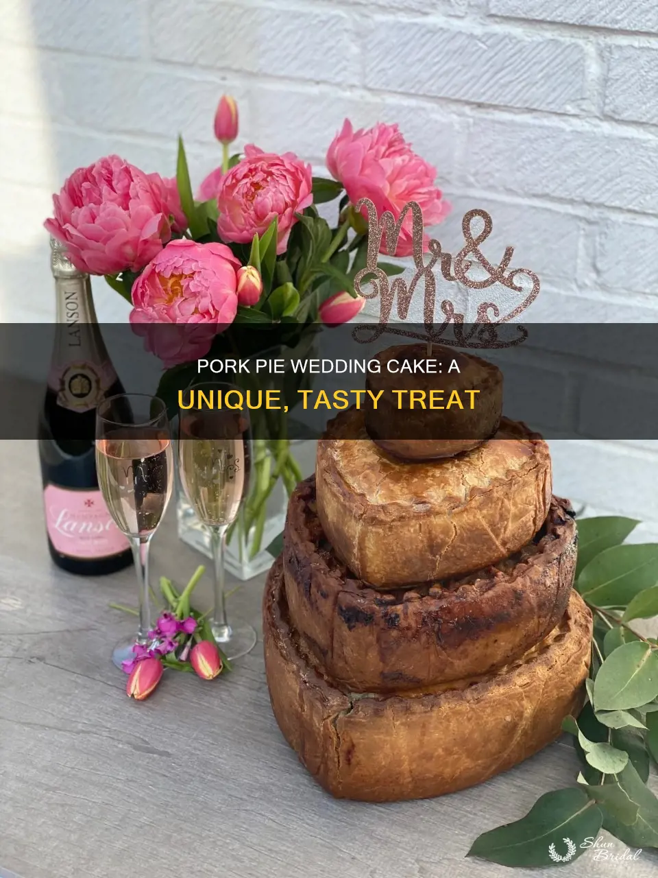 how to make a pork pie wedding cake