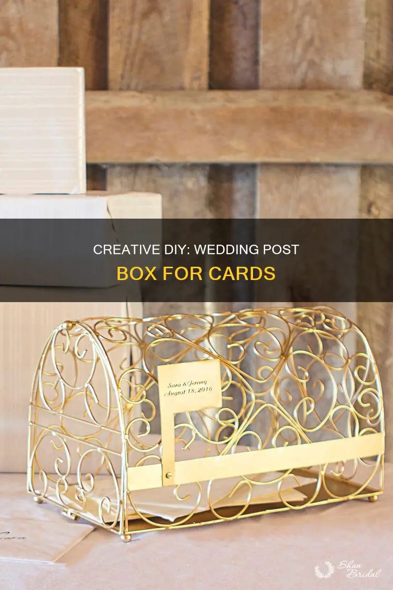 how to make a post box for wedding cards