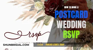 Creating a Postcard Wedding RSVP: A Simple Guide