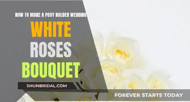 Creating a White Rose Posy: A DIY Wedding Bouquet