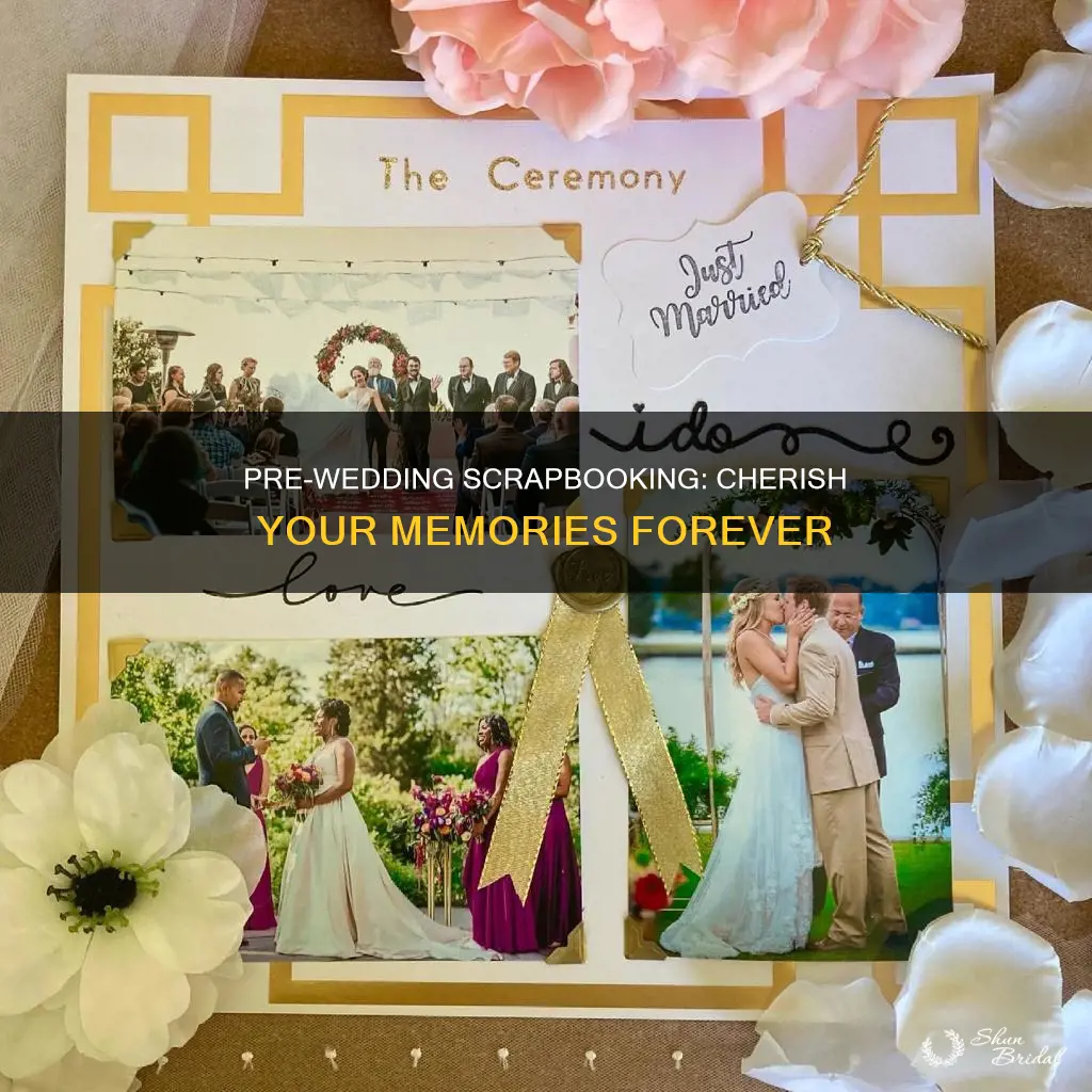 how to make a pre wedding scrapbook