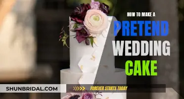 Creating a Faux Wedding Cake