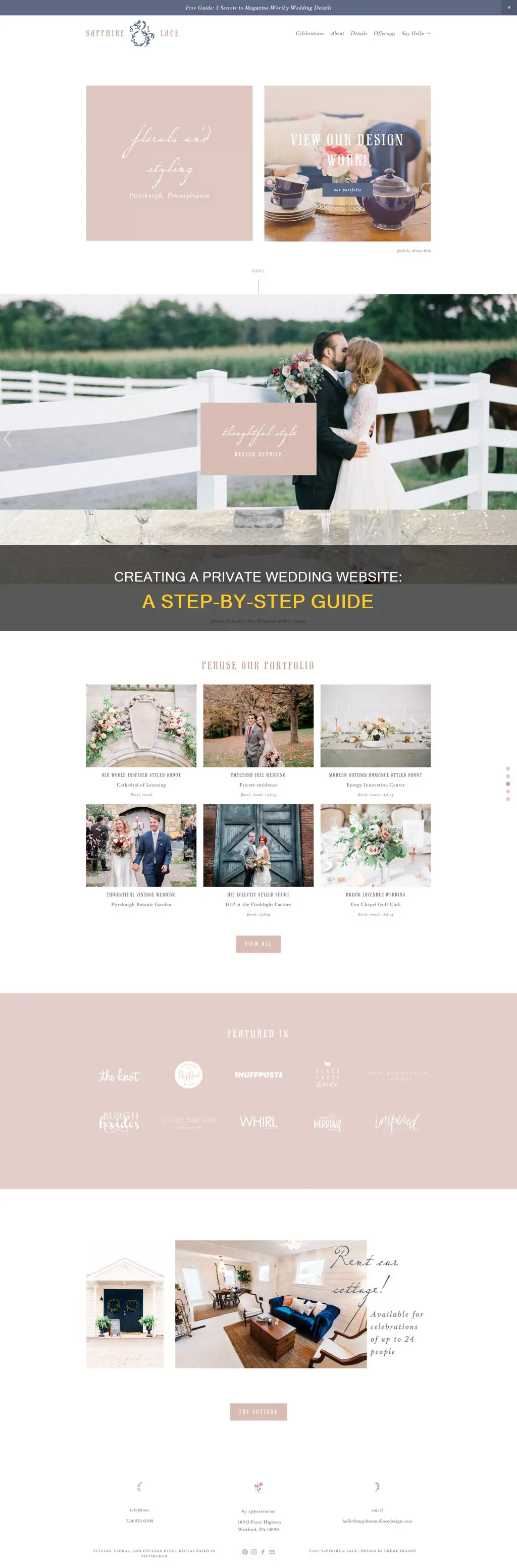 how to make a private wedding website