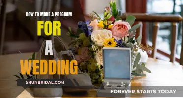 Planning a Wedding Program: A Step-by-Step Guide