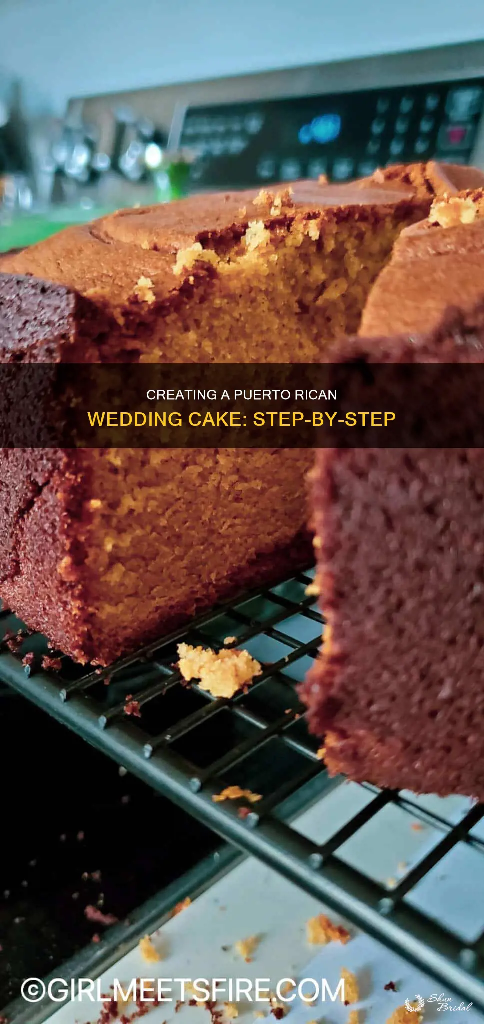 how to make a puerto rican wedding cake