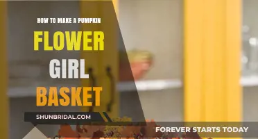 Crafting a Charming Pumpkin Flower Girl Basket: DIY Guide