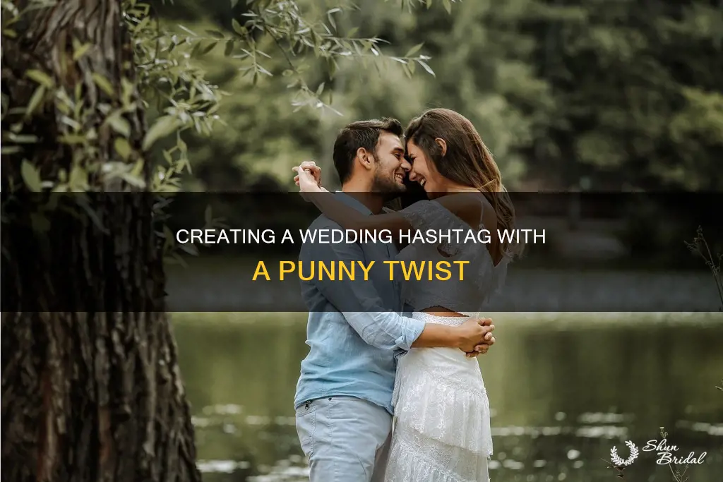 how to make a pun wedding hashtag