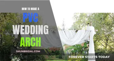 Creating a Wedding Arch: PVC Style