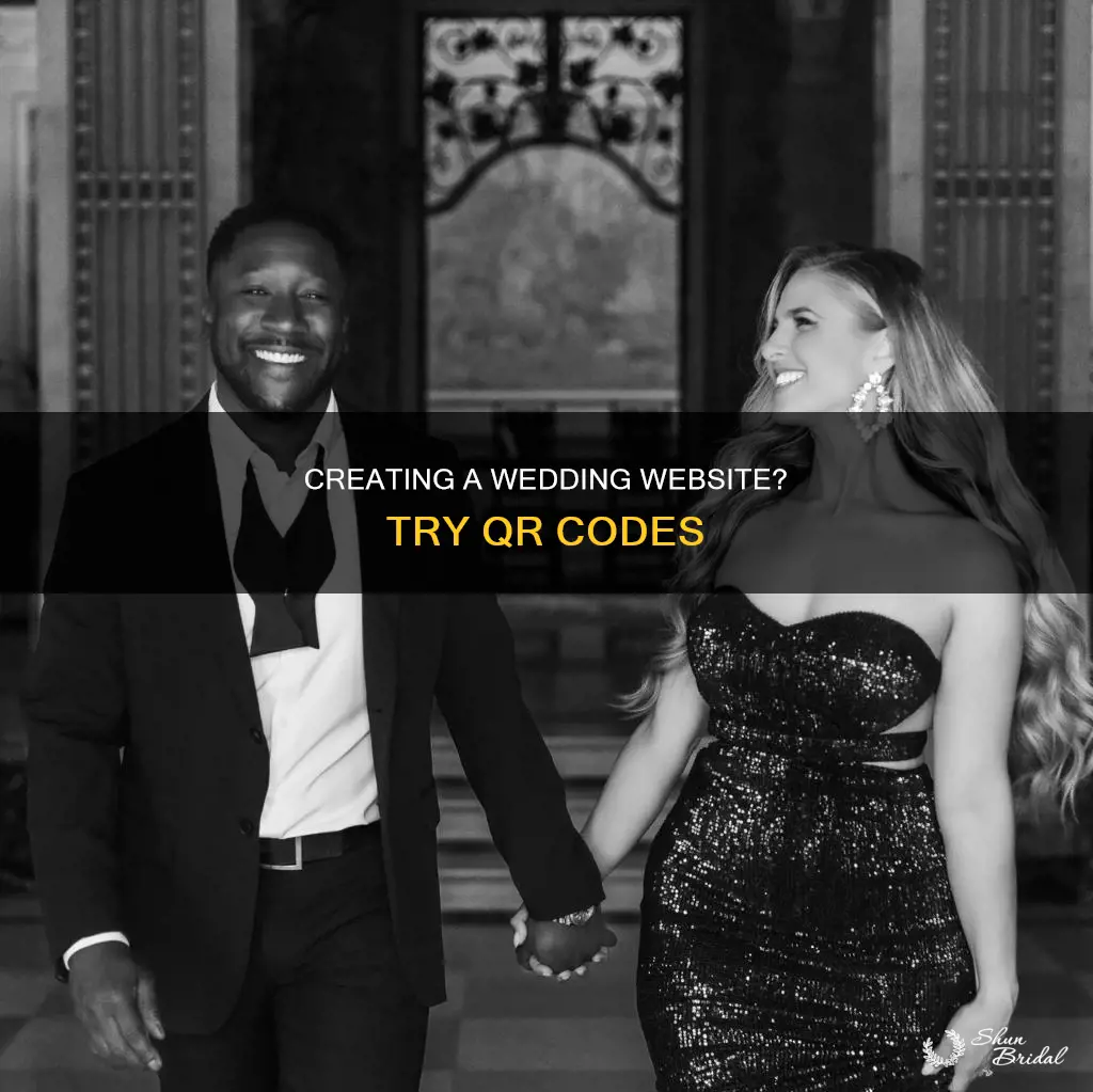 how to make a qr code for your wedding website