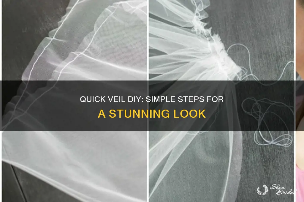 how to make a quick veil