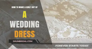 Transforming Wedding Dresses: Crafting Quilts, Preserving Memories