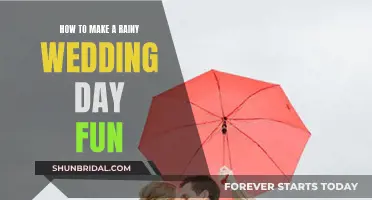 Make Your Rainy Wedding Day a Splash of Fun!