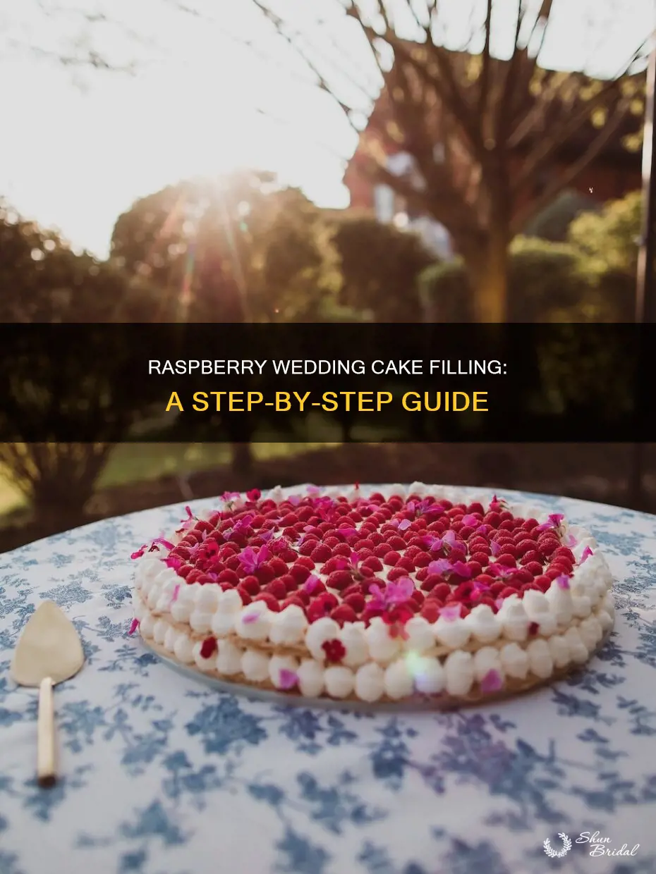 how to make a raspberry filling for a wedding cake