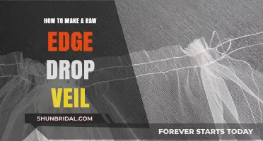 Crafting a Raw Edge Drop Veil: A Step-by-Step DIY Guide