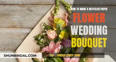 Create a Unique Recycled Paper Flower Bridal Bouquet