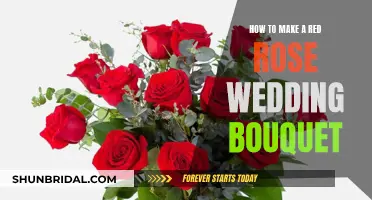 Creating a Red Rose Wedding Bouquet: A Step-by-Step Guide