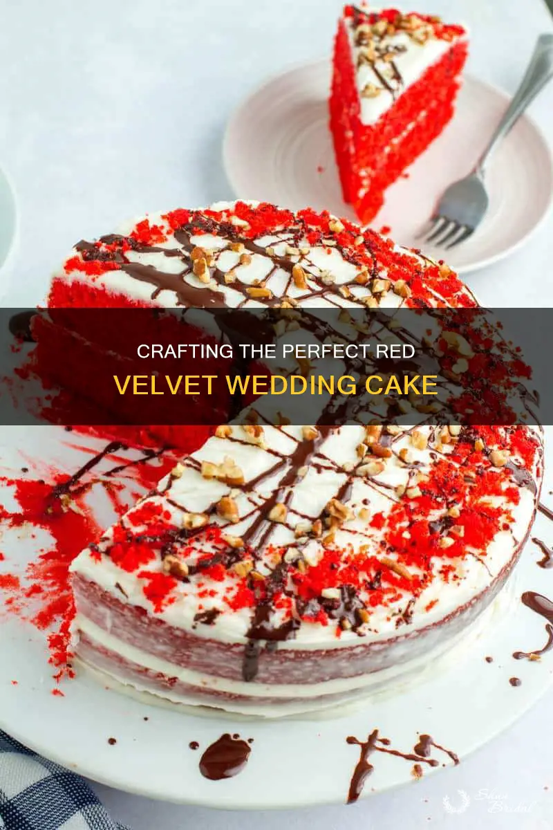 how to make a red velvet wedding cake