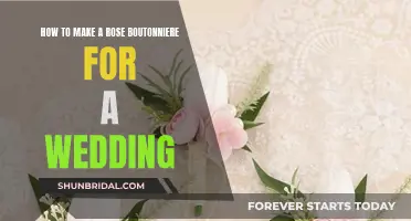 Creating a Rose Boutonniere for Your Wedding Day