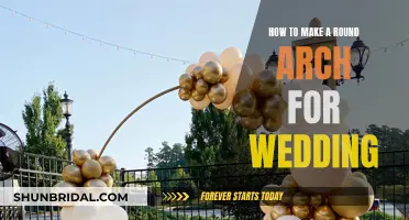 Creating a Wedding Arch: DIY Round Archway for Your Big Day