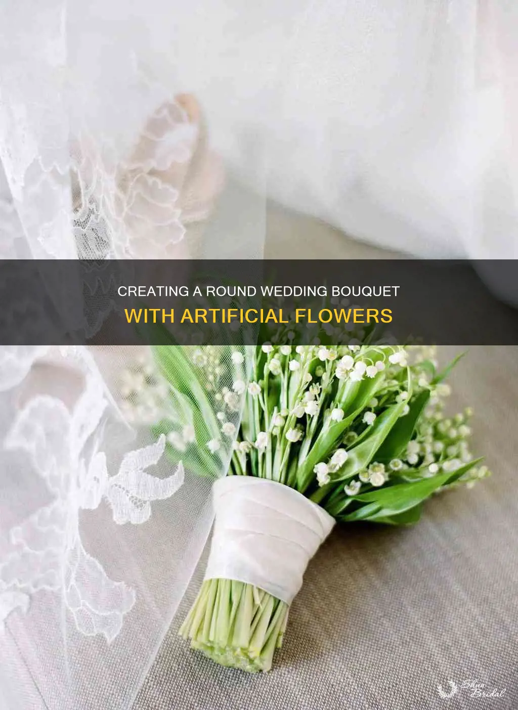 how to make a round wedding bouquet with fake flowers