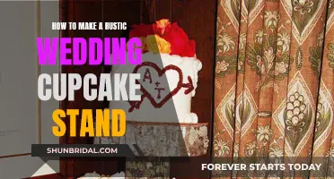 Creating a Rustic Cupcake Stand for Your Wedding