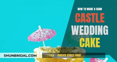 Creating a Sand Castle Wedding Cake