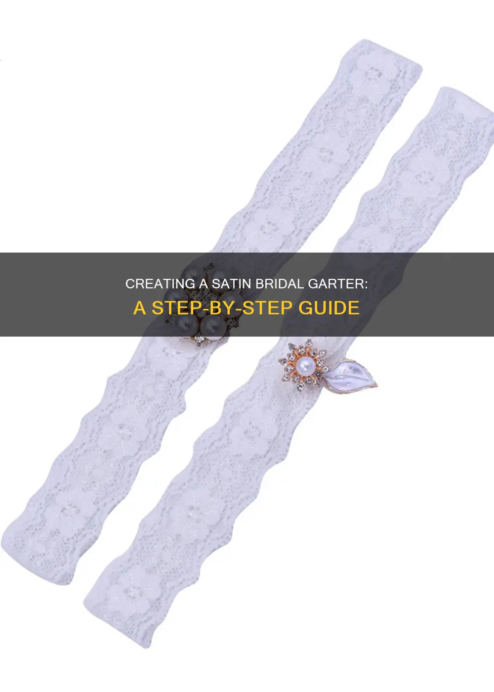 how to make a satin wedding garter