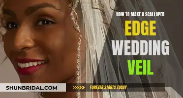 Creating a Scalloped Edge Wedding Veil: DIY Guide