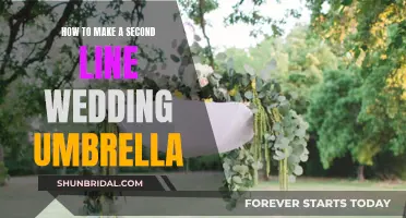 Creating a Custom Second Line Wedding Umbrella