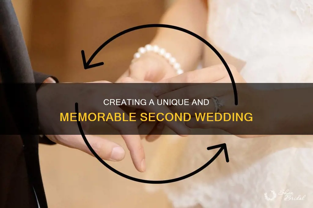 how to make a second wedding special