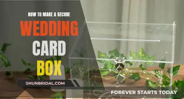 Lockable Wedding Card Box: DIY Guide