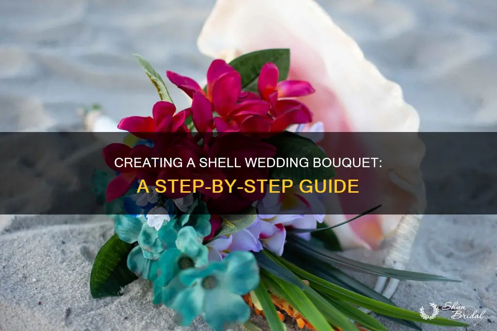 how to make a shell wedding bouquet