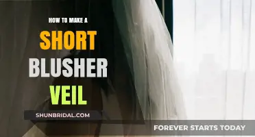 Crafting a Delicate Blusher Veil: A Simple DIY Tutorial