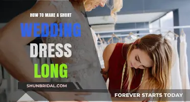 Transforming a Short Wedding Dress: Long Style Guide