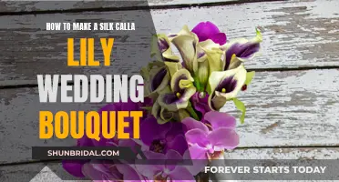 Creating a Calla Lily Silk Wedding Bouquet