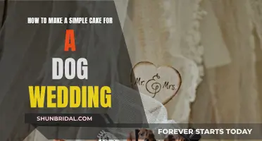 Baking a Dog Wedding Cake: A Simple Recipe