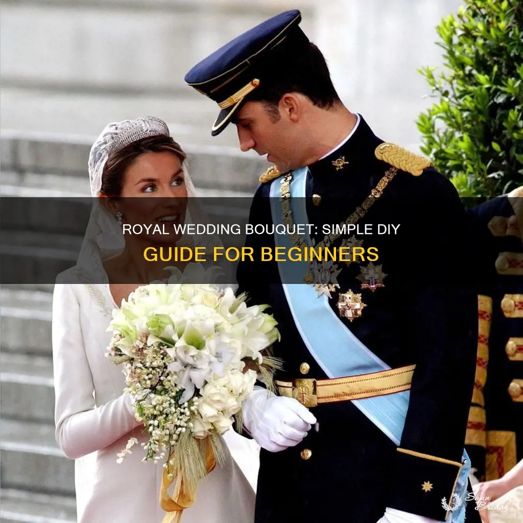 how to make a simple royal wedding bouquet