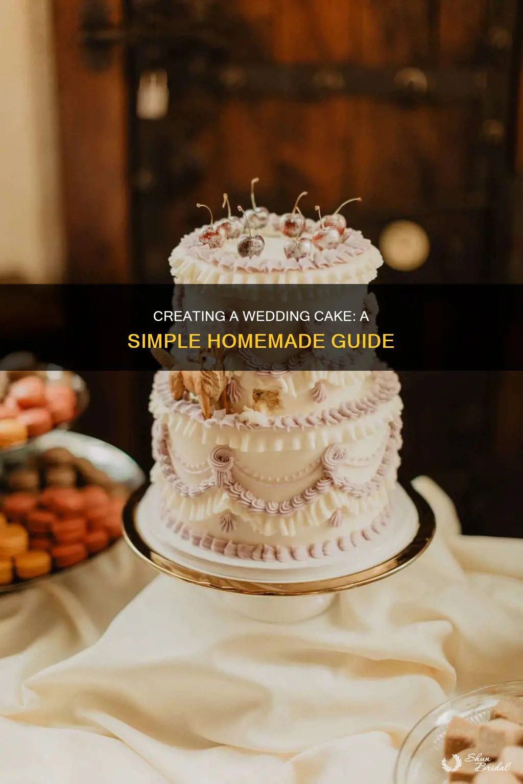 how to make a simple wedding cake at home