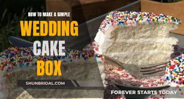 Creating a Wedding Cake Box: A Simple Guide