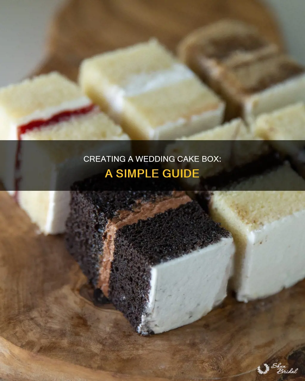 how to make a simple wedding cake box