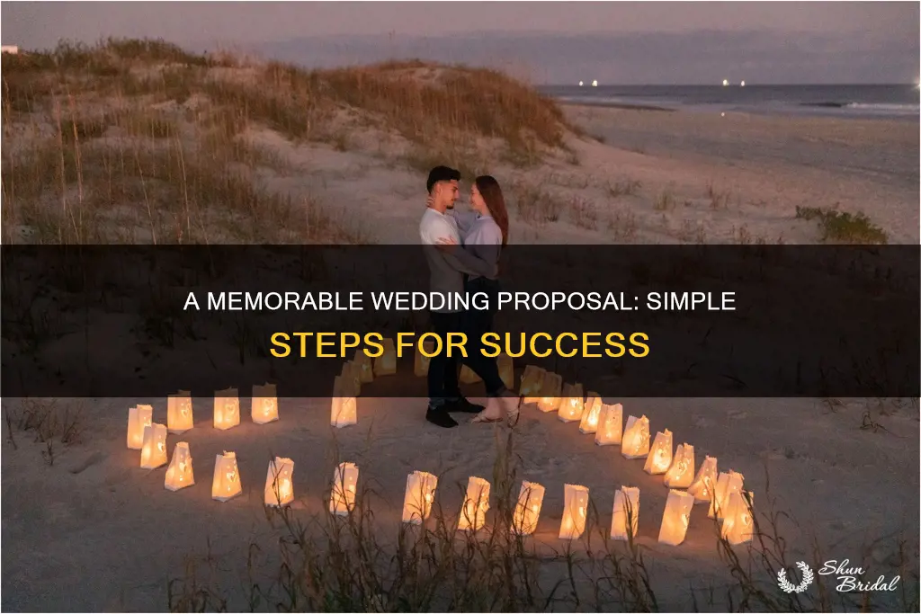 how to make a simple wedding proposal