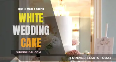 White Wedding Cake: A Simple, Elegant DIY Guide