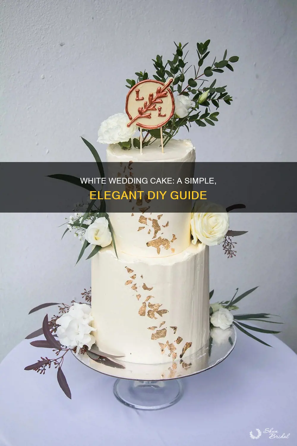 how to make a simple white wedding cake