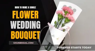 Creating a Single Flower Wedding Bouquet: A Simple Guide