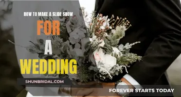 Creating Wedding Slide Shows: A Guide to the Perfect Presentation