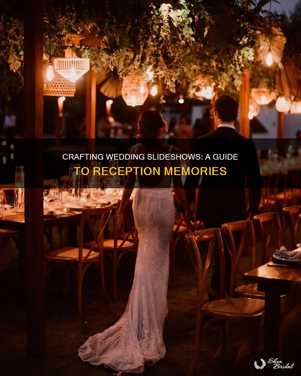 how to make a slideshow for a wedding reception