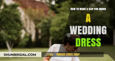 Creating a Slip for Your Wedding Dress