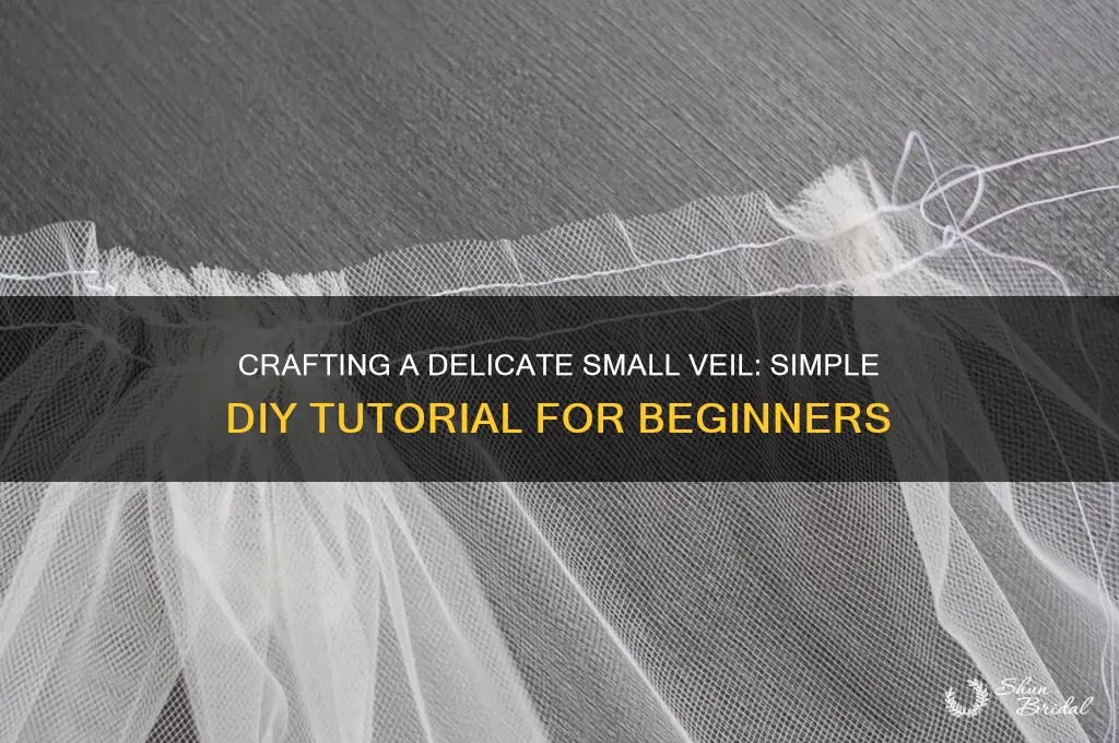 how to make a small veil